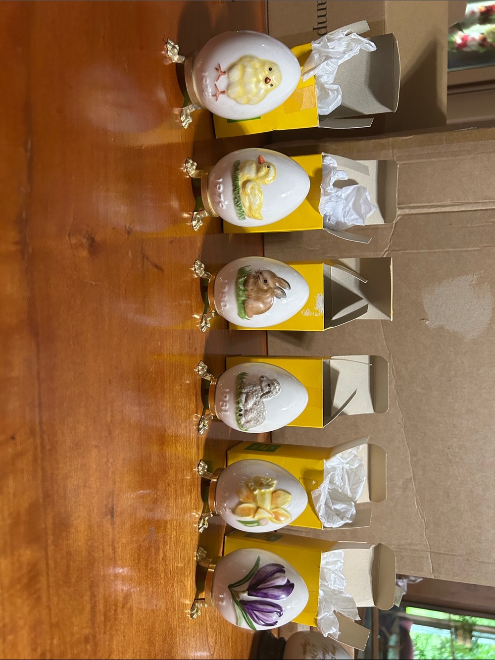 Vintage Goebel 1978-1983 porcelain egg collection